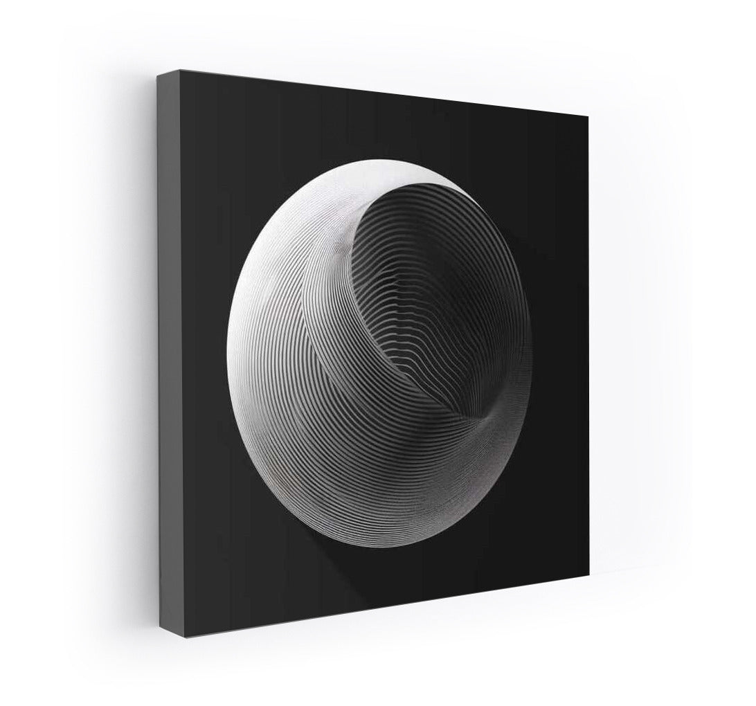 Hypnotic Vortex: Abstract Lines and Shadows Vector