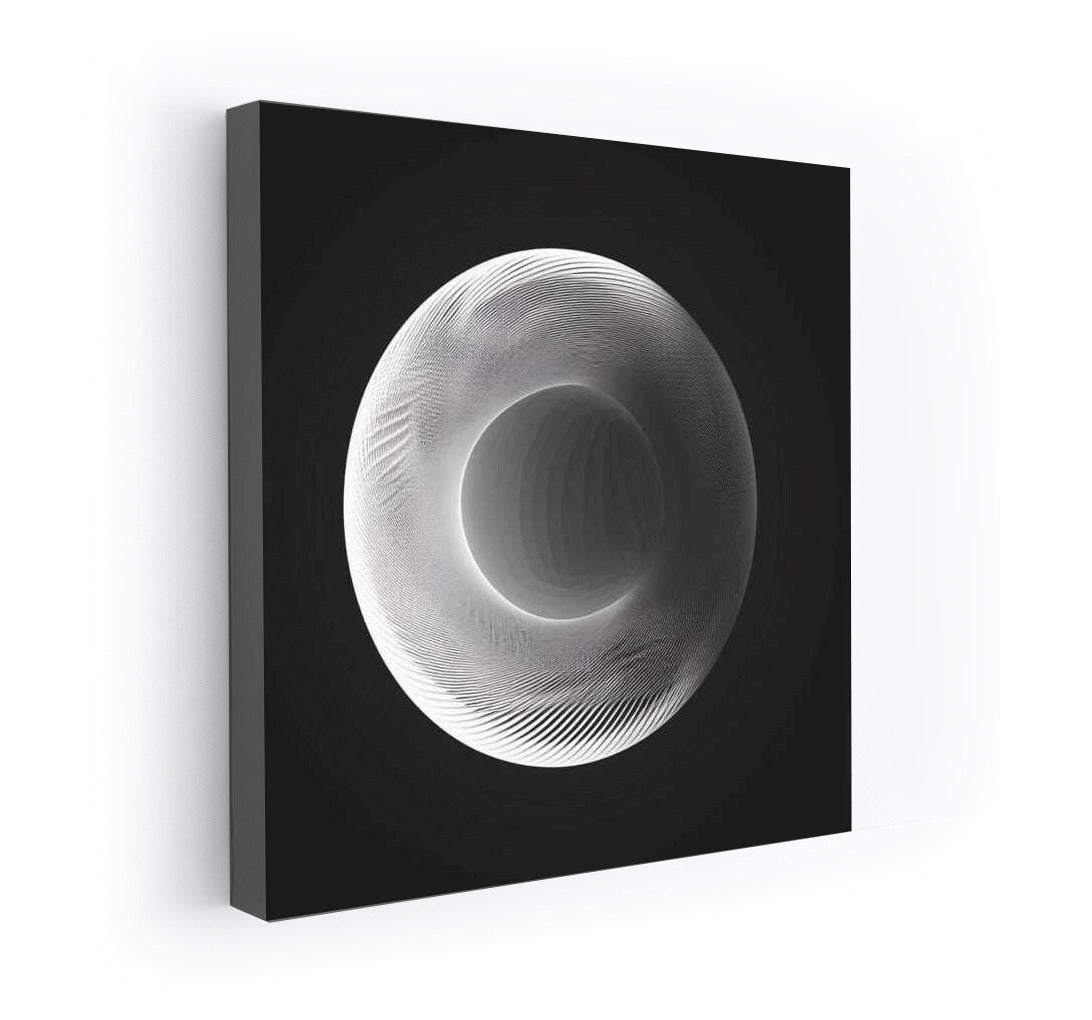Spiral of Light and Shadow: Abstract Vector Masterpiece