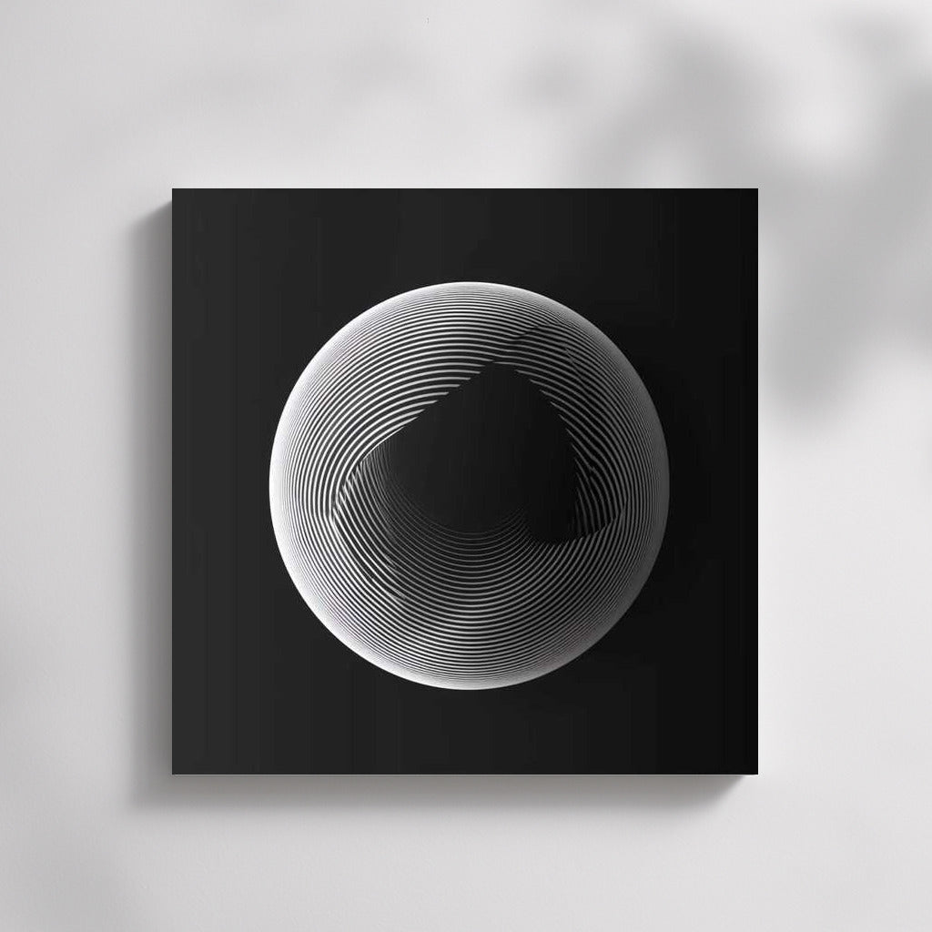 Hypnotic Sphere: Abstract Game of Lines
