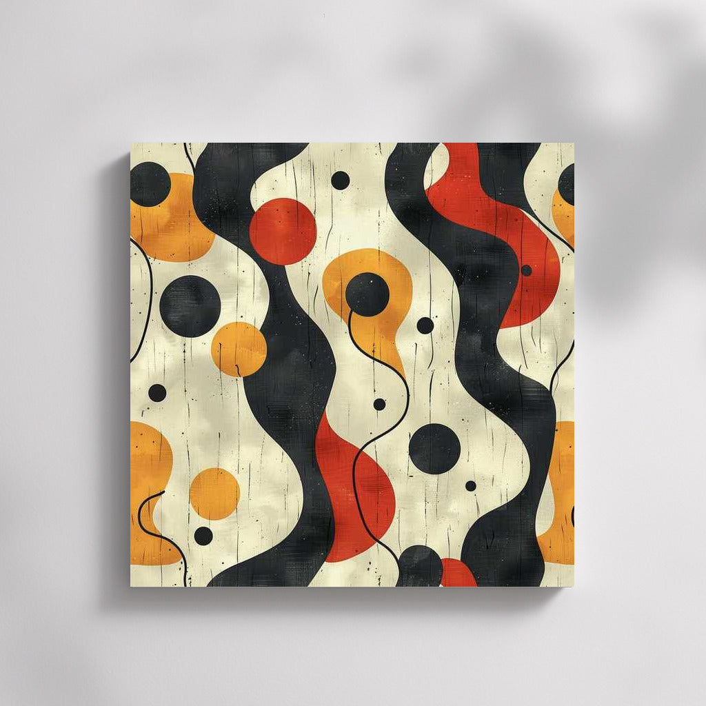 Harmony of Lines: Playful Dance of Flowers in Minimalism