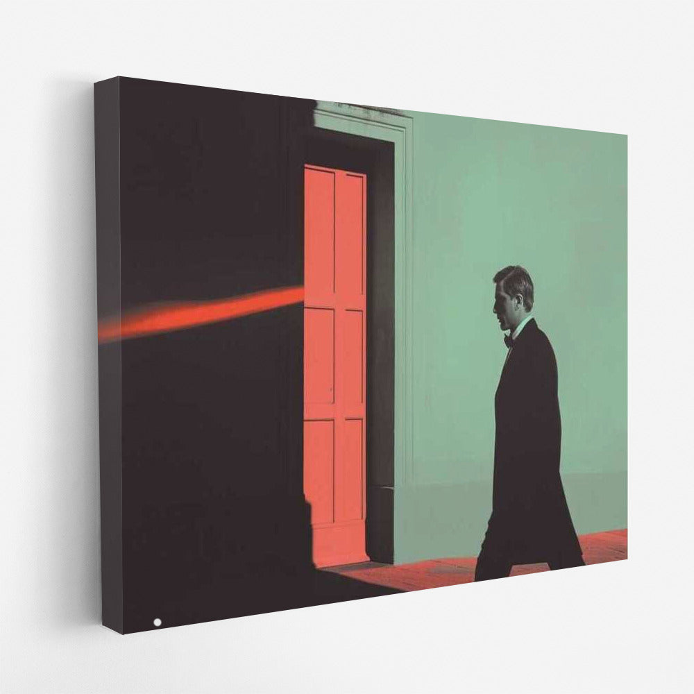 Neon Red Door: A Journey into the World of Surrealism