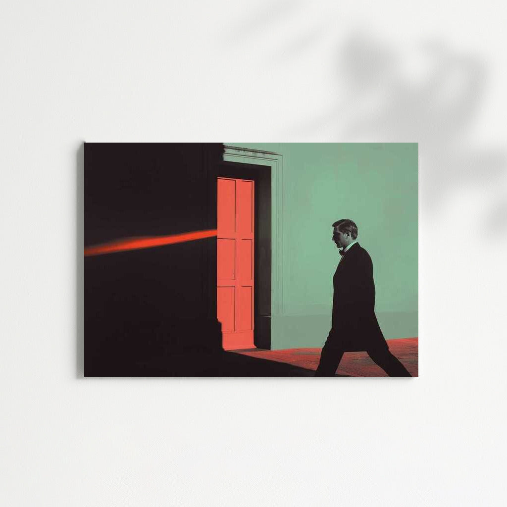 Neon Red Door: A Journey into the World of Surrealism