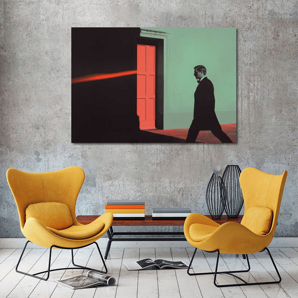 Neon Red Door: A Journey into the World of Surrealism