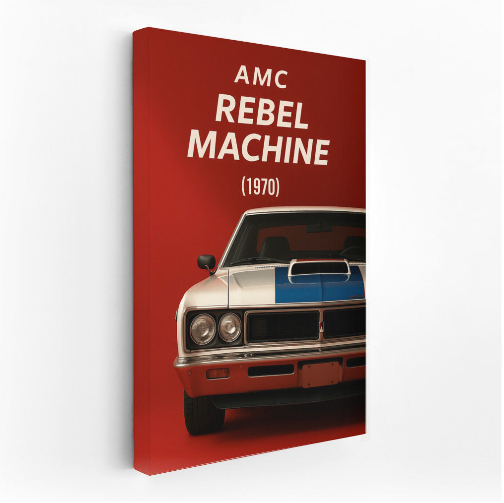 Speed and Courage: AMC Rebel Machine Muscle Car
