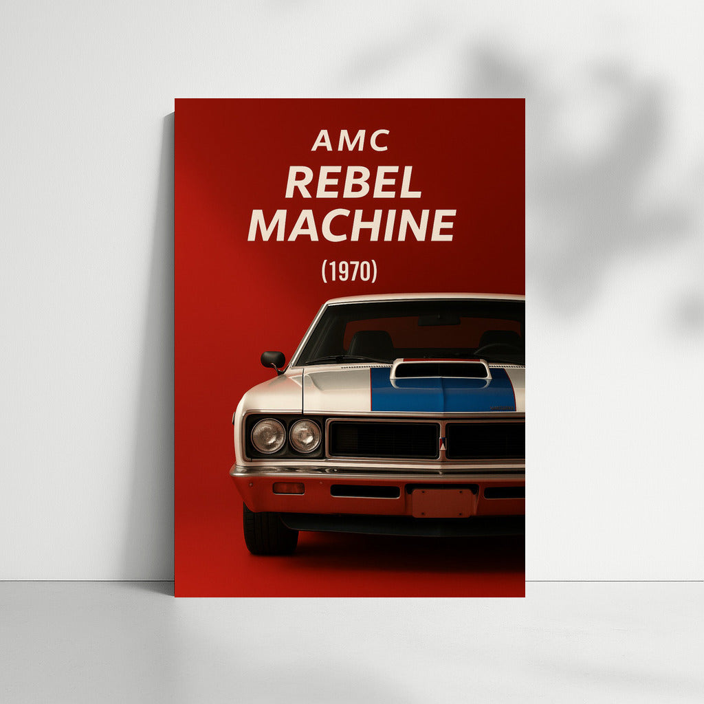 Speed and Courage: AMC Rebel Machine Muscle Car