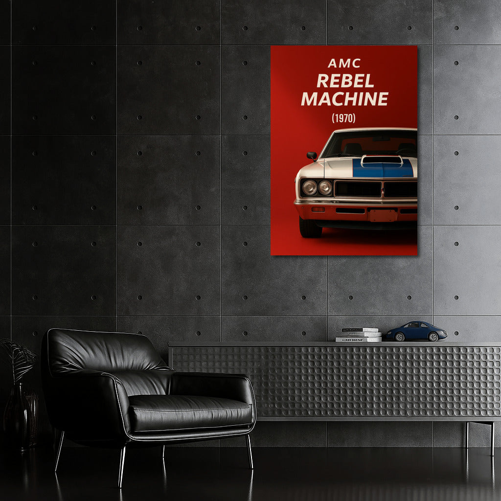 Speed and Courage: AMC Rebel Machine Muscle Car