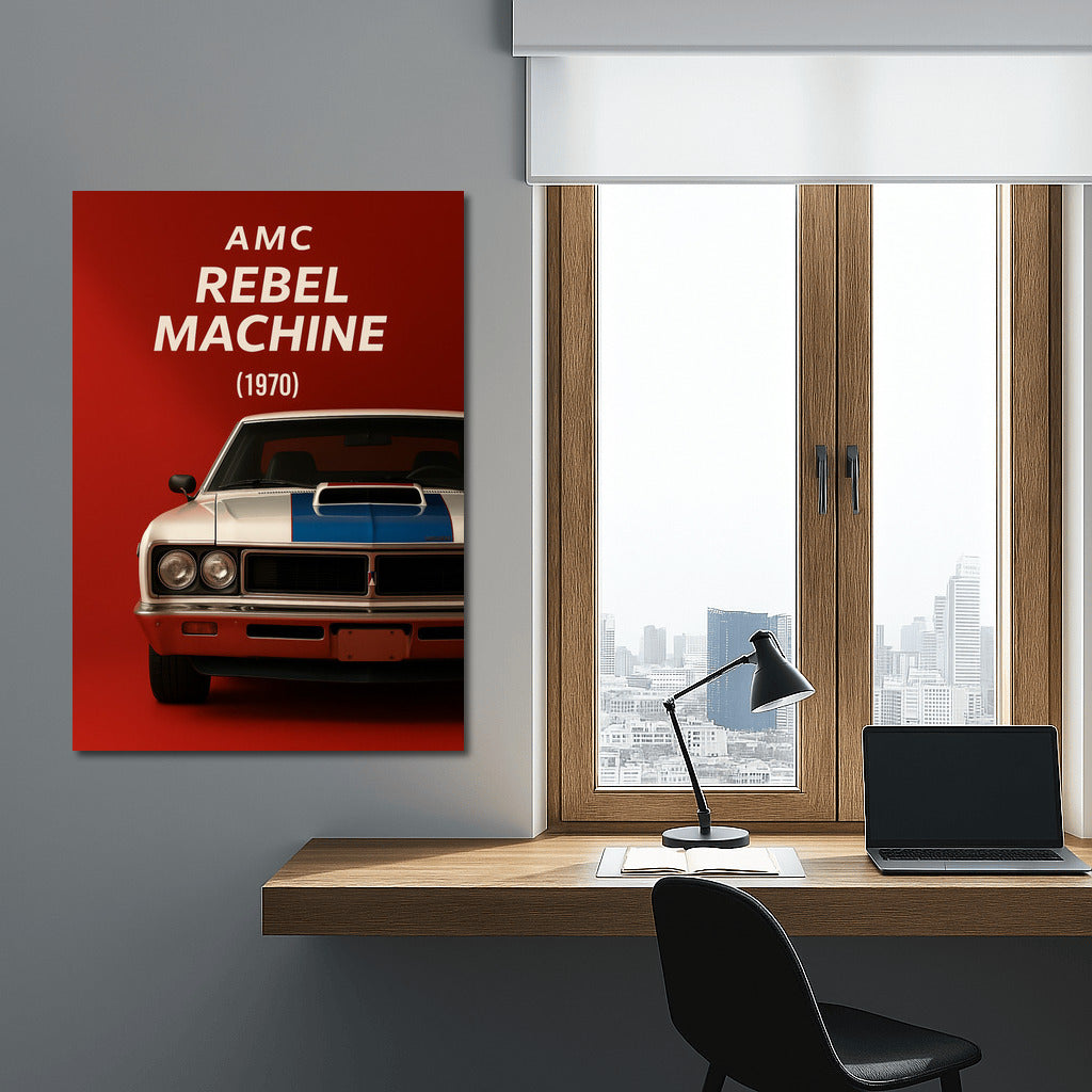 Speed and Courage: AMC Rebel Machine Muscle Car