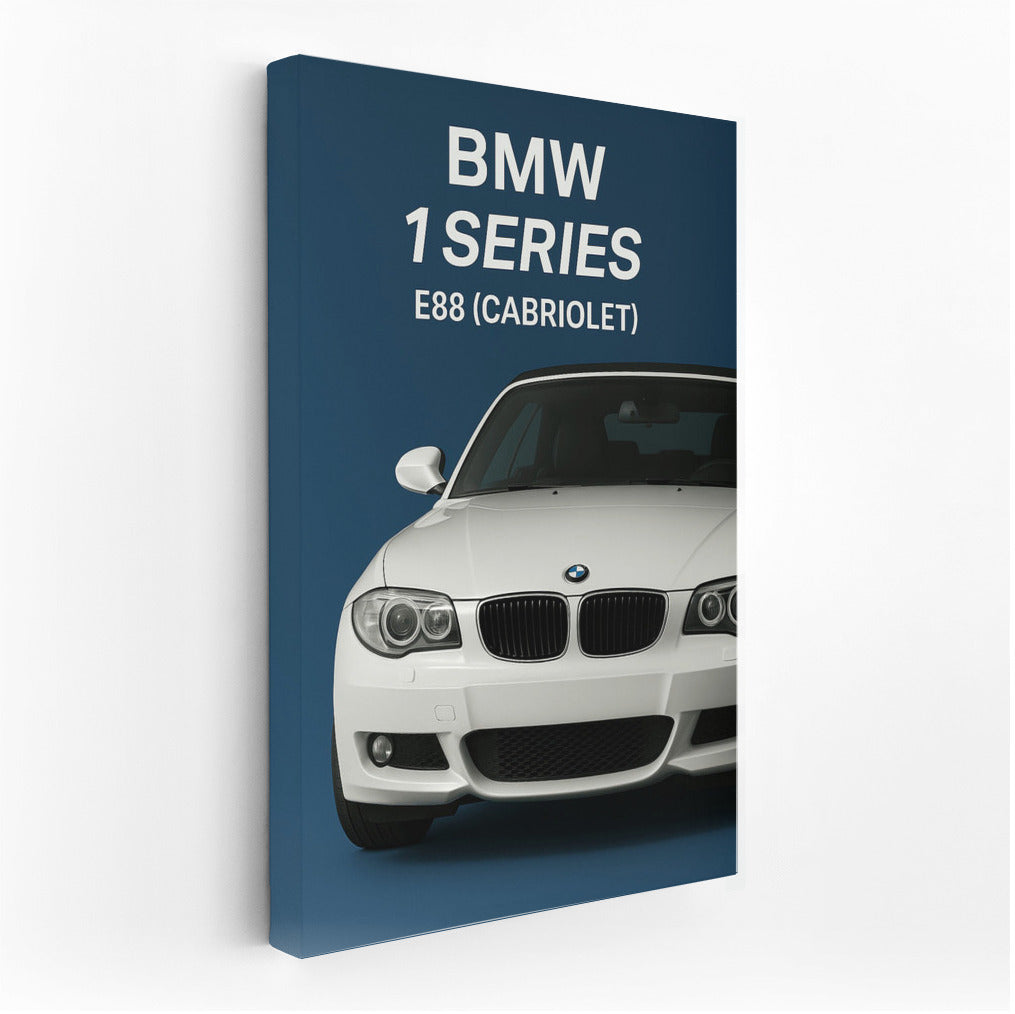 Elegance in Motion: BMW 1 Series E88 Cabriolet