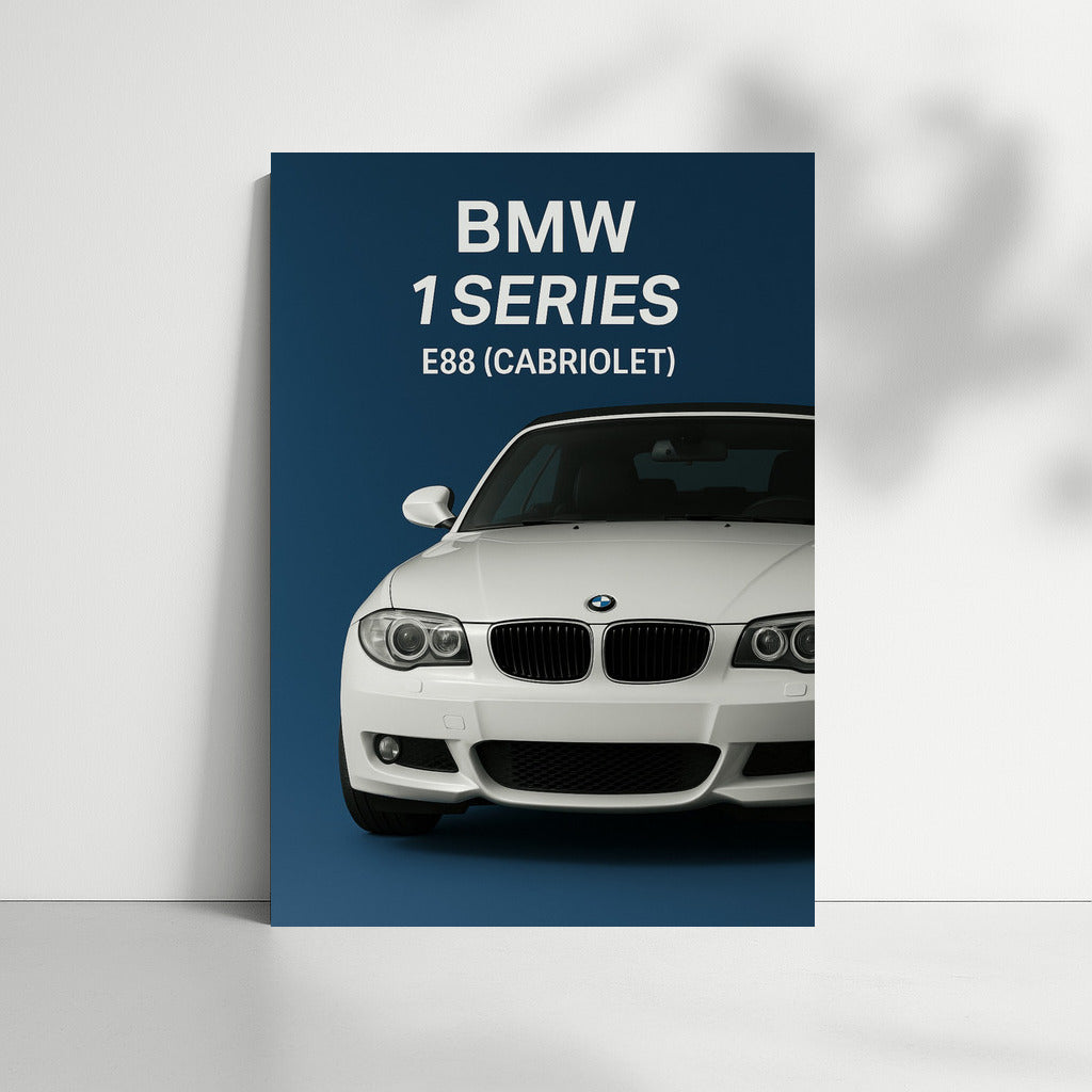 Elegance in Motion: BMW 1 Series E88 Cabriolet