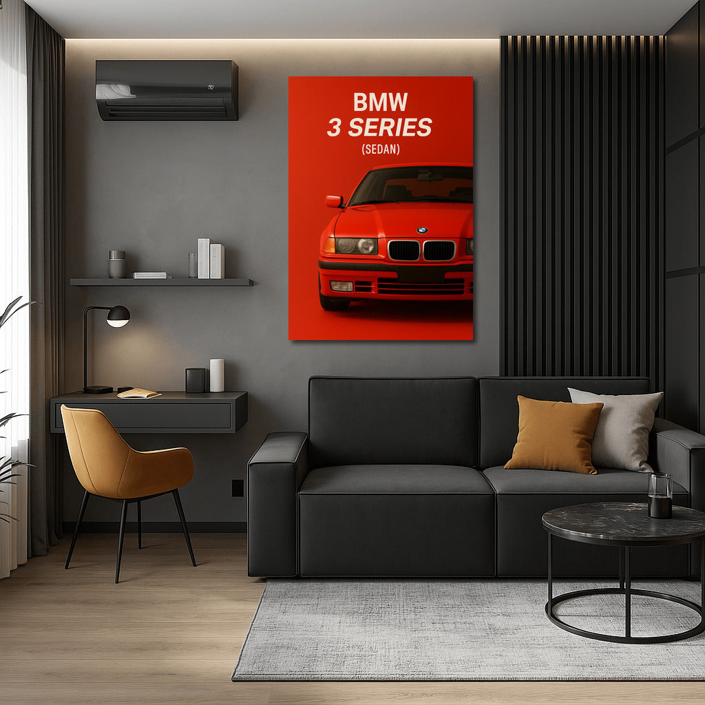 Bright and stylish: BMW 3 Series E36 Sedan
