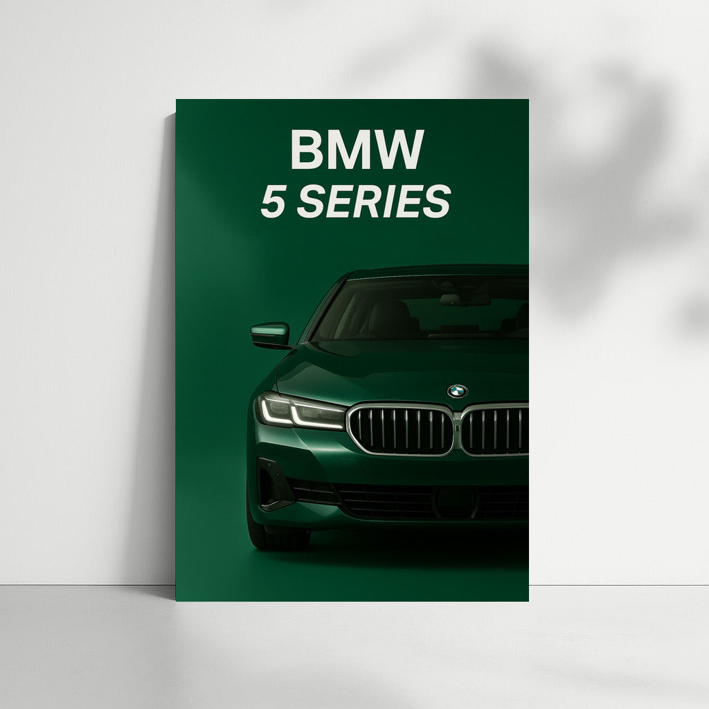 Elegance on Wheels: BMW 5 Series G30 Green