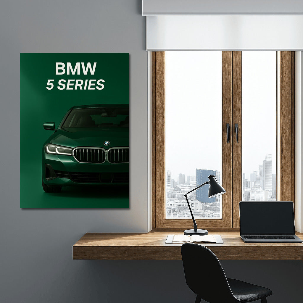 Elegance on Wheels: BMW 5 Series G30 Green