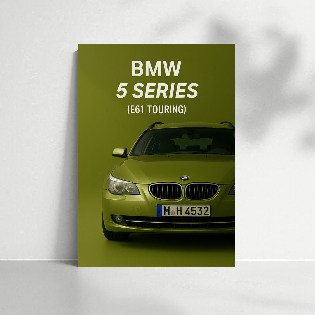 Elegant Drive: BMW 5 Series E61 Touring Interior