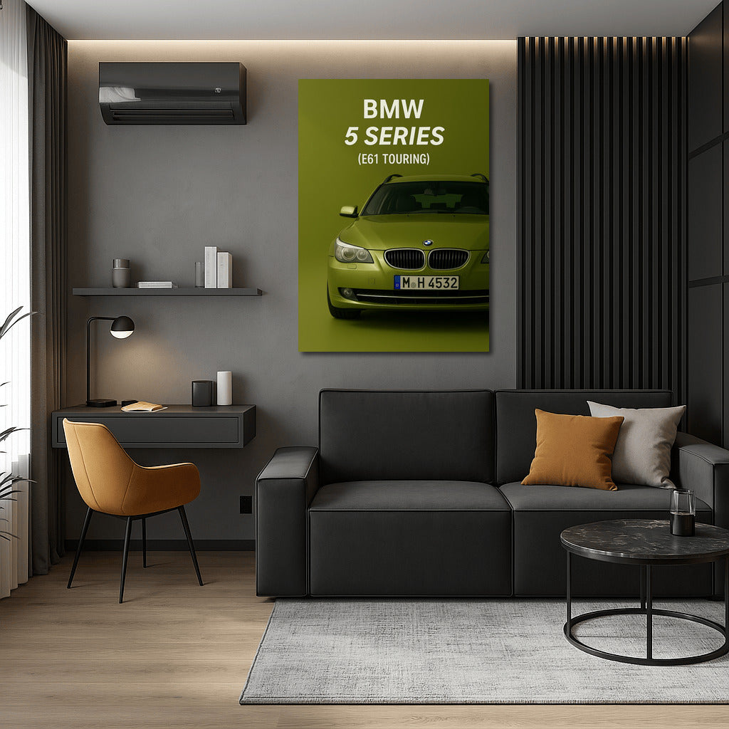 Elegant Drive: BMW 5 Series E61 Touring Interior