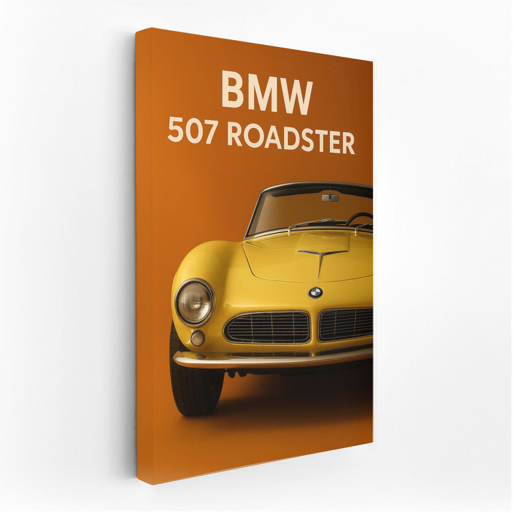 The Elegant BMW 507 Roadster: A Legend on Canvas