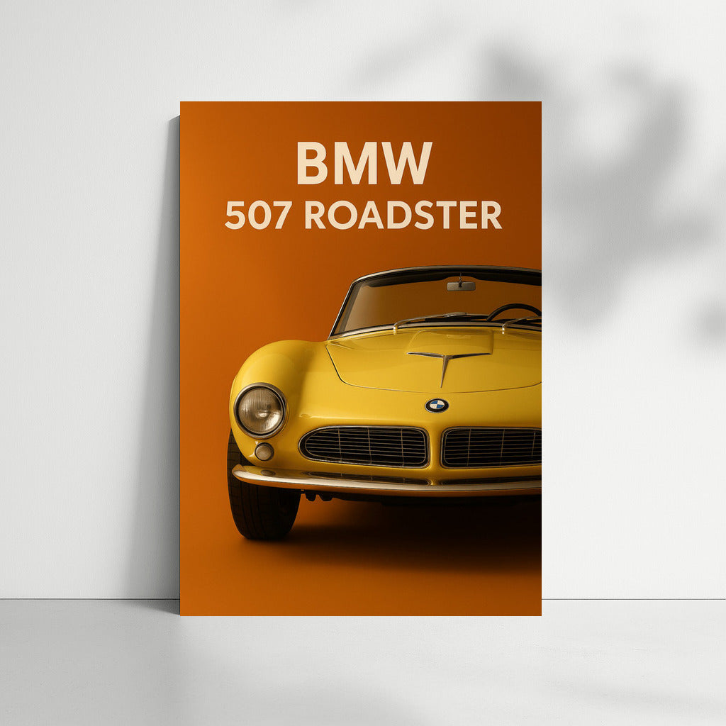 The Elegant BMW 507 Roadster: A Legend on Canvas