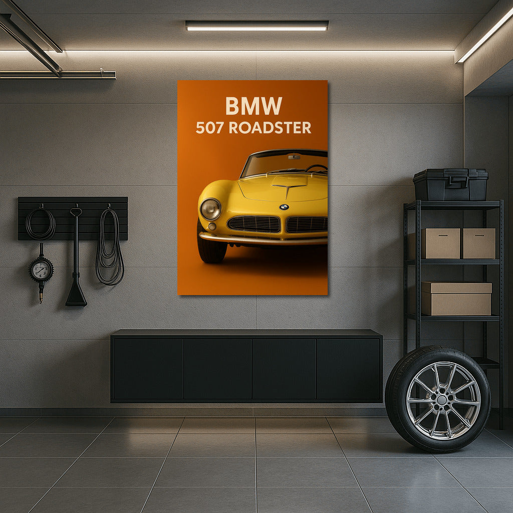 The Elegant BMW 507 Roadster: A Legend on Canvas