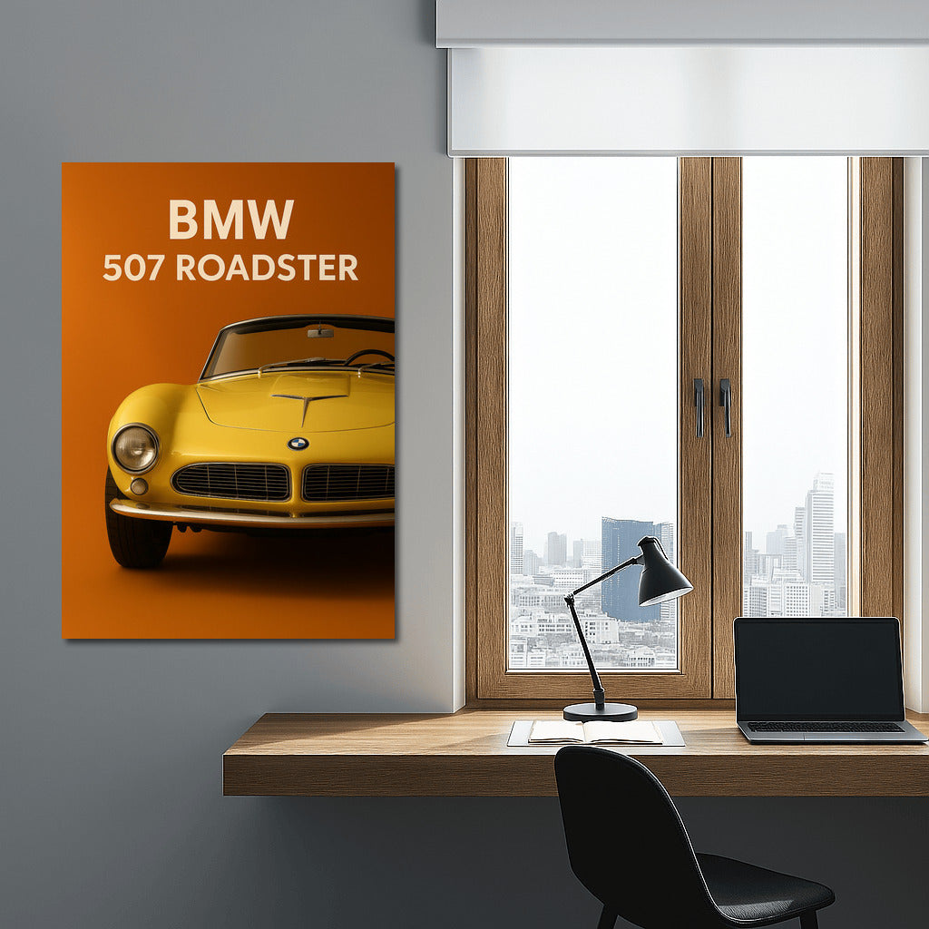 The Elegant BMW 507 Roadster: A Legend on Canvas