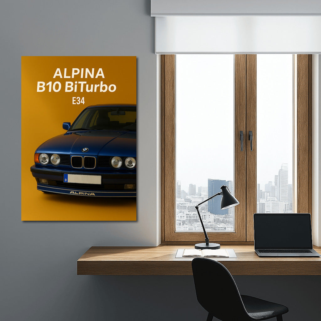 ALPINA B10 BiTurbo E34: Dynamics and Style of the BMW 5 Series