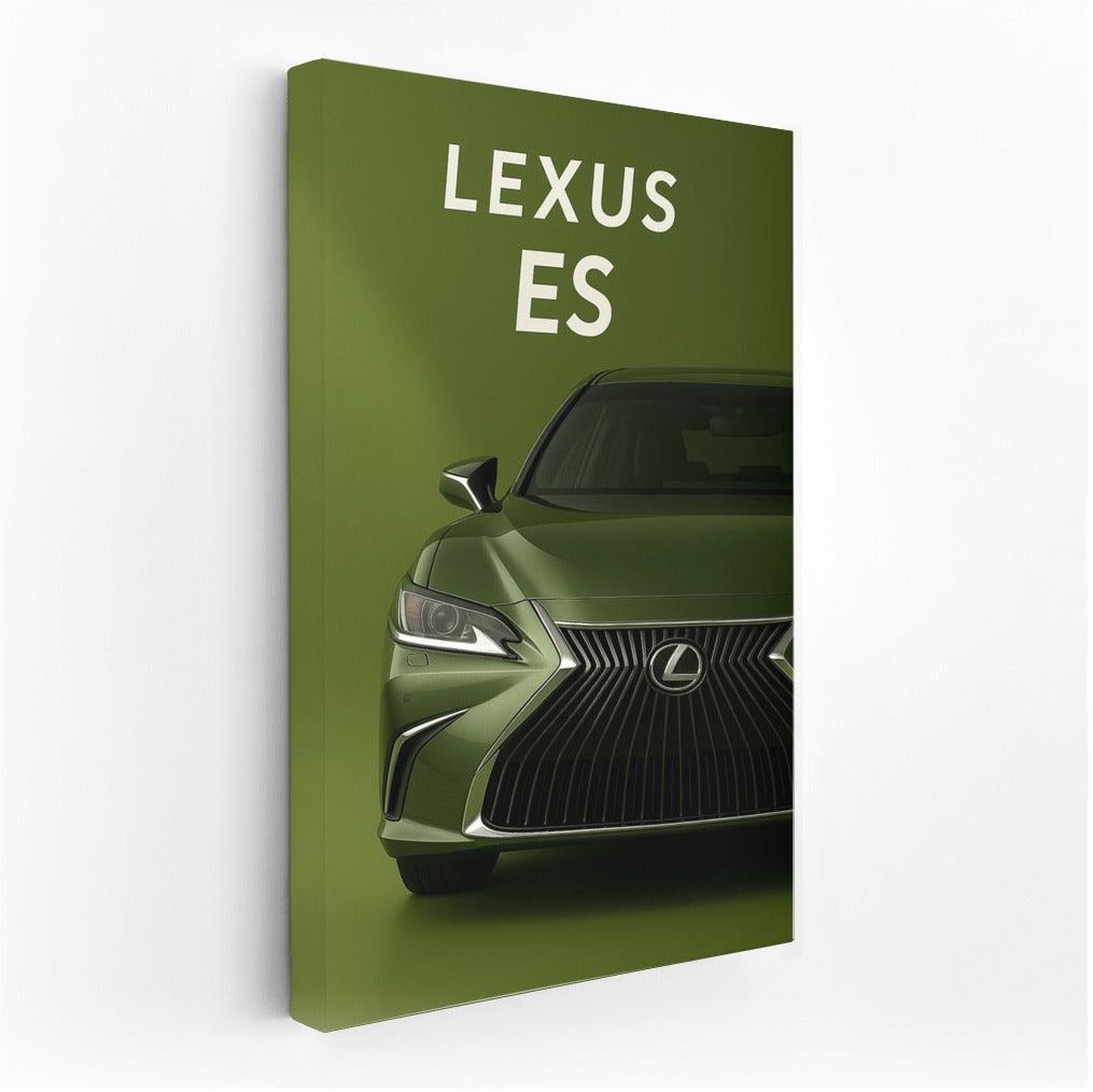 Elegance in Motion: Green Lexus ES