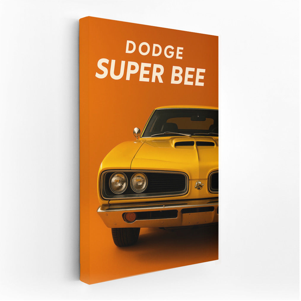 Dodge Super Bee: Speed Legend on a Bright Background