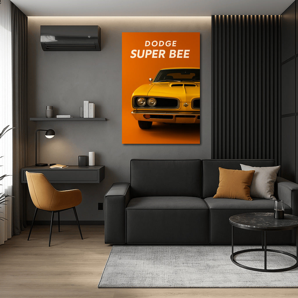 Dodge Super Bee: Speed Legend on a Bright Background