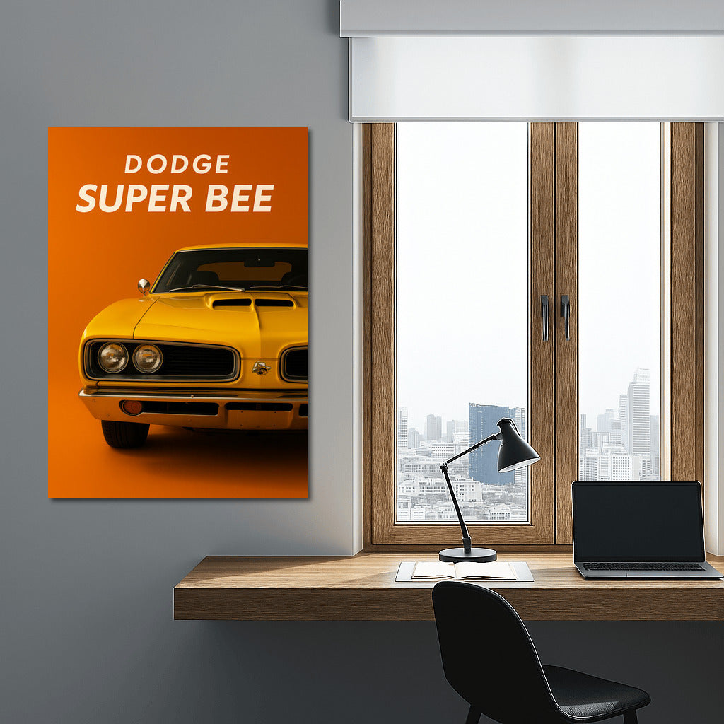 Dodge Super Bee: Speed Legend on a Bright Background