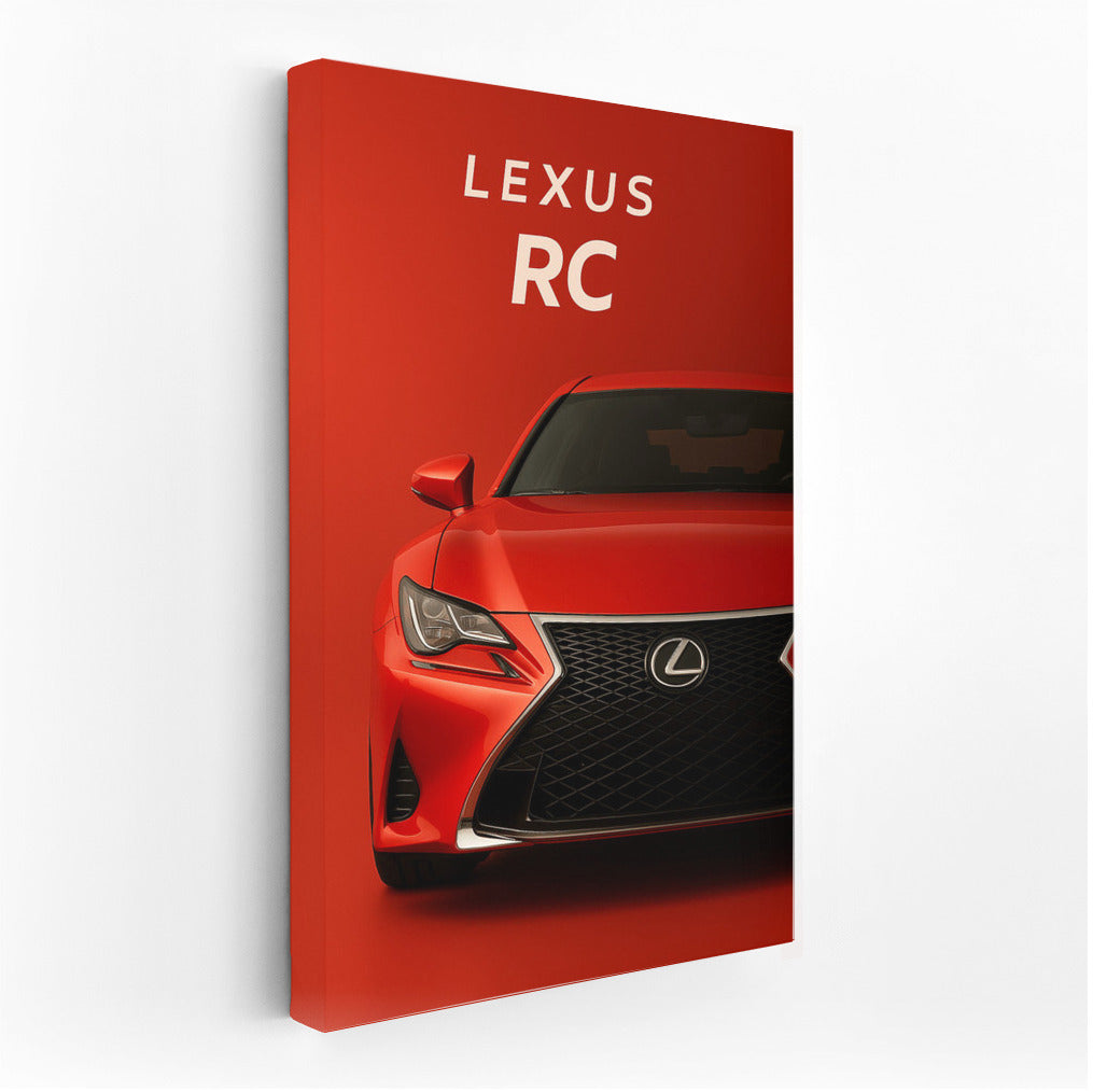 Lexus RC: Dynamics and Style on Your Walls