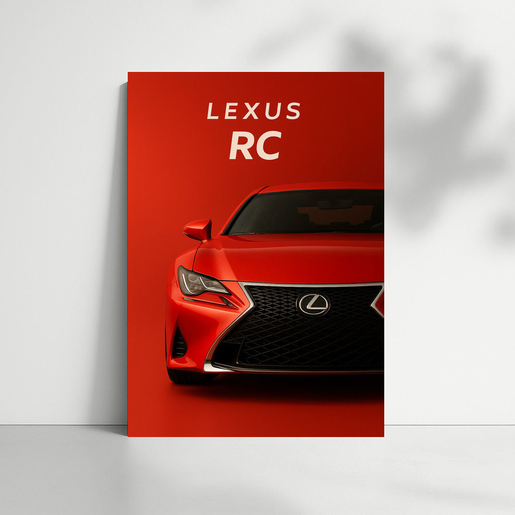 Lexus RC: Dynamics and Style on Your Walls
