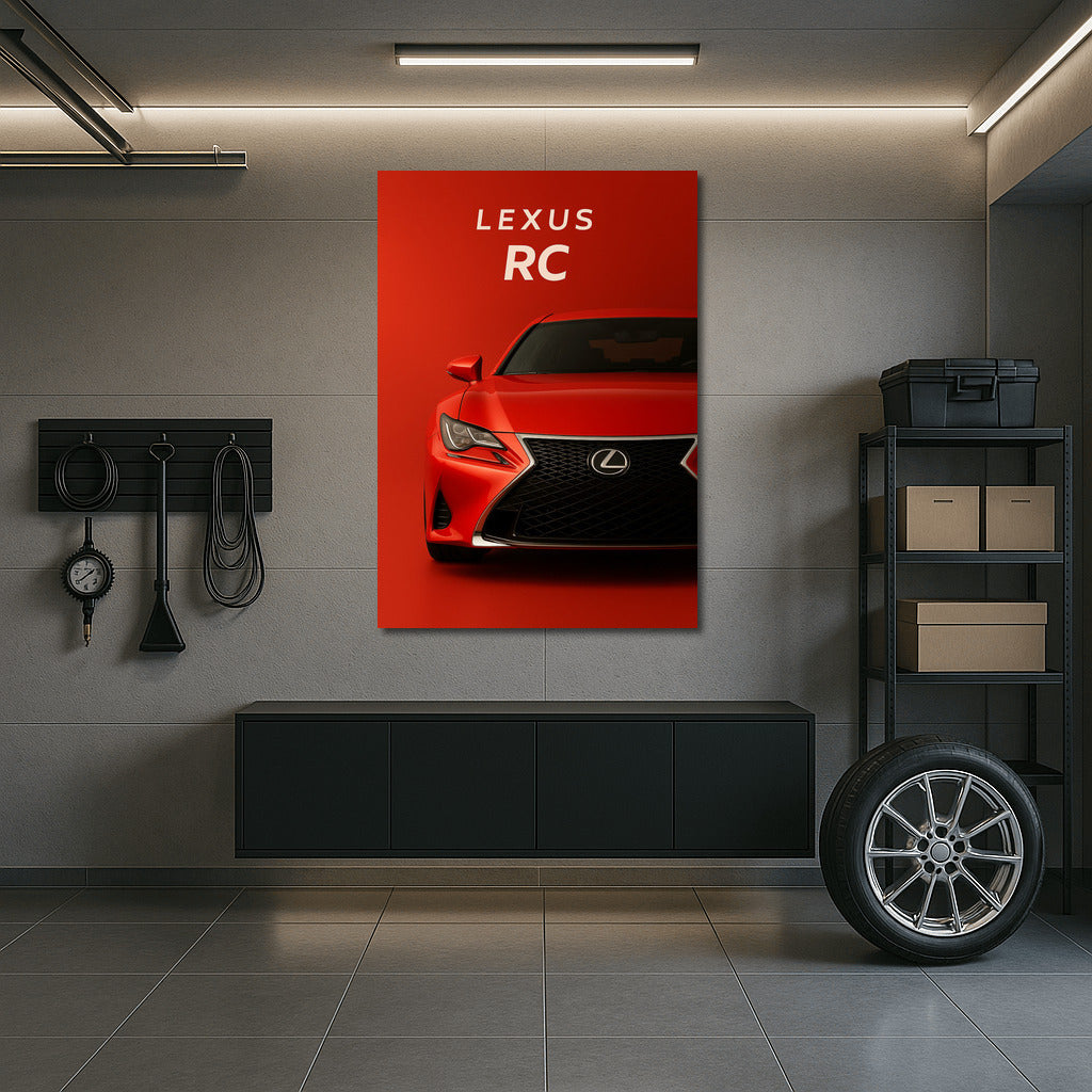 Lexus RC: Dynamics and Style on Your Walls