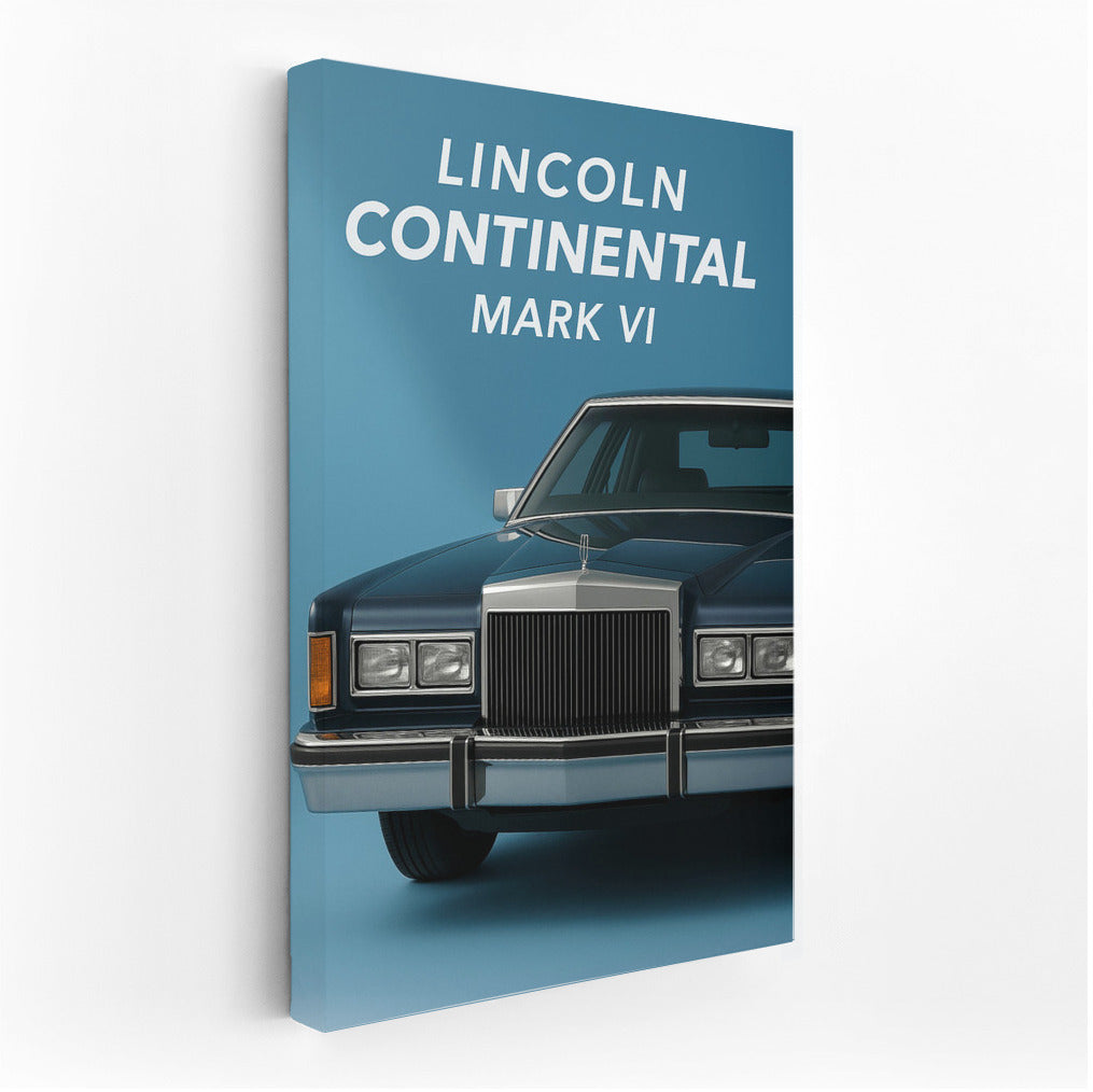 The Legendary Lincoln Continental Mark VI: Classic Luxury on Your Wall