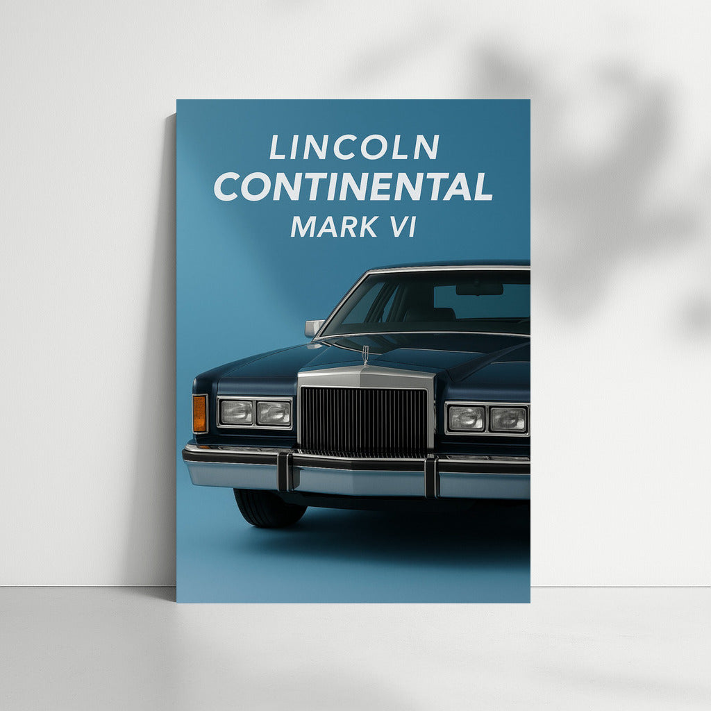 The Legendary Lincoln Continental Mark VI: Classic Luxury on Your Wall