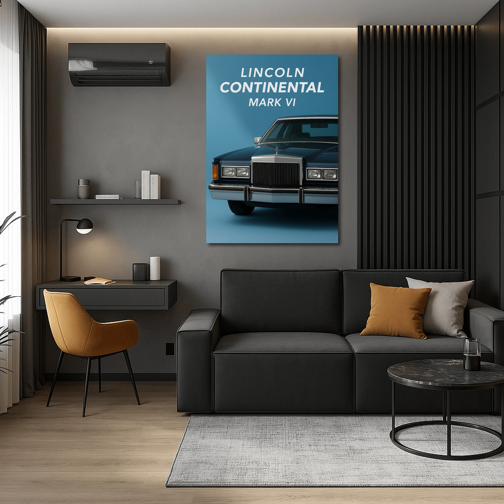 The Legendary Lincoln Continental Mark VI: Classic Luxury on Your Wall