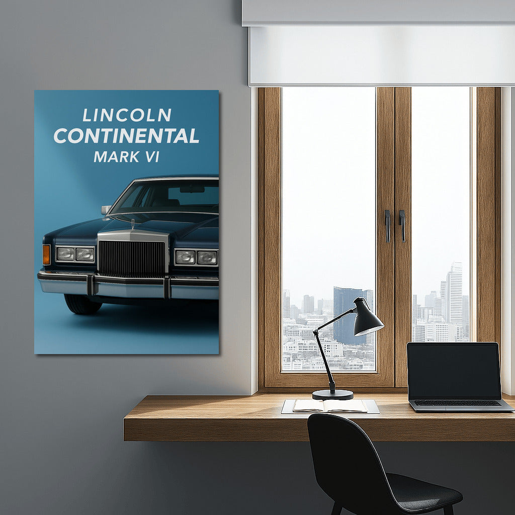 The Legendary Lincoln Continental Mark VI: Classic Luxury on Your Wall