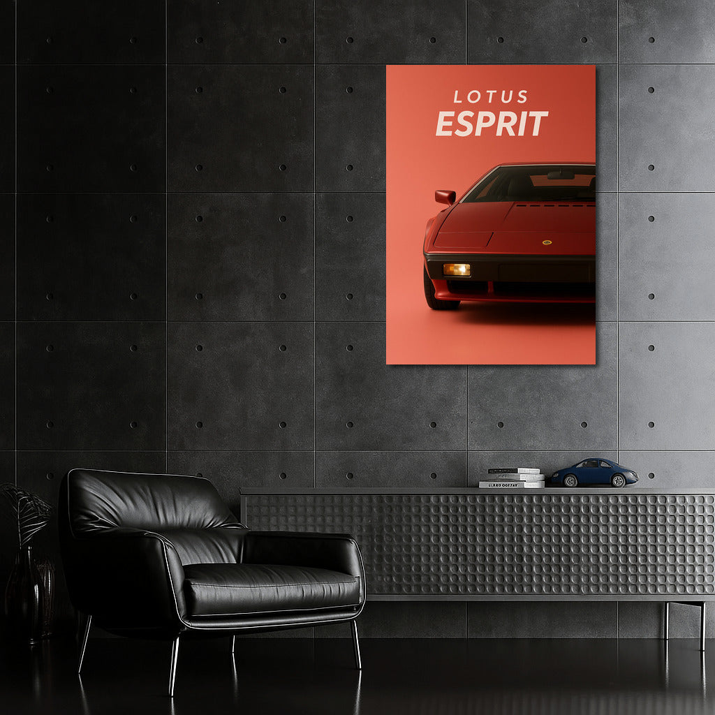 Lotus Esprit Turbo: Dynamics and Style on Your Wall