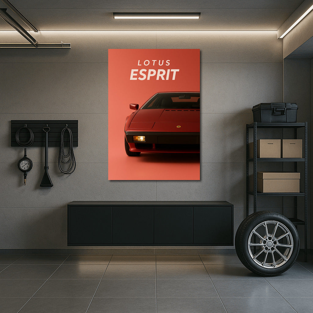 Lotus Esprit Turbo: Dynamics and Style on Your Wall