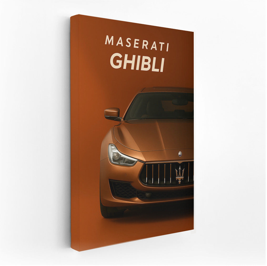 Maserati Ghibli: Elegance and Speed on Your Wall