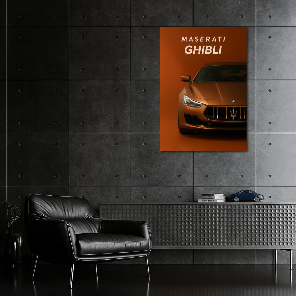 Maserati Ghibli: Elegance and Speed on Your Wall