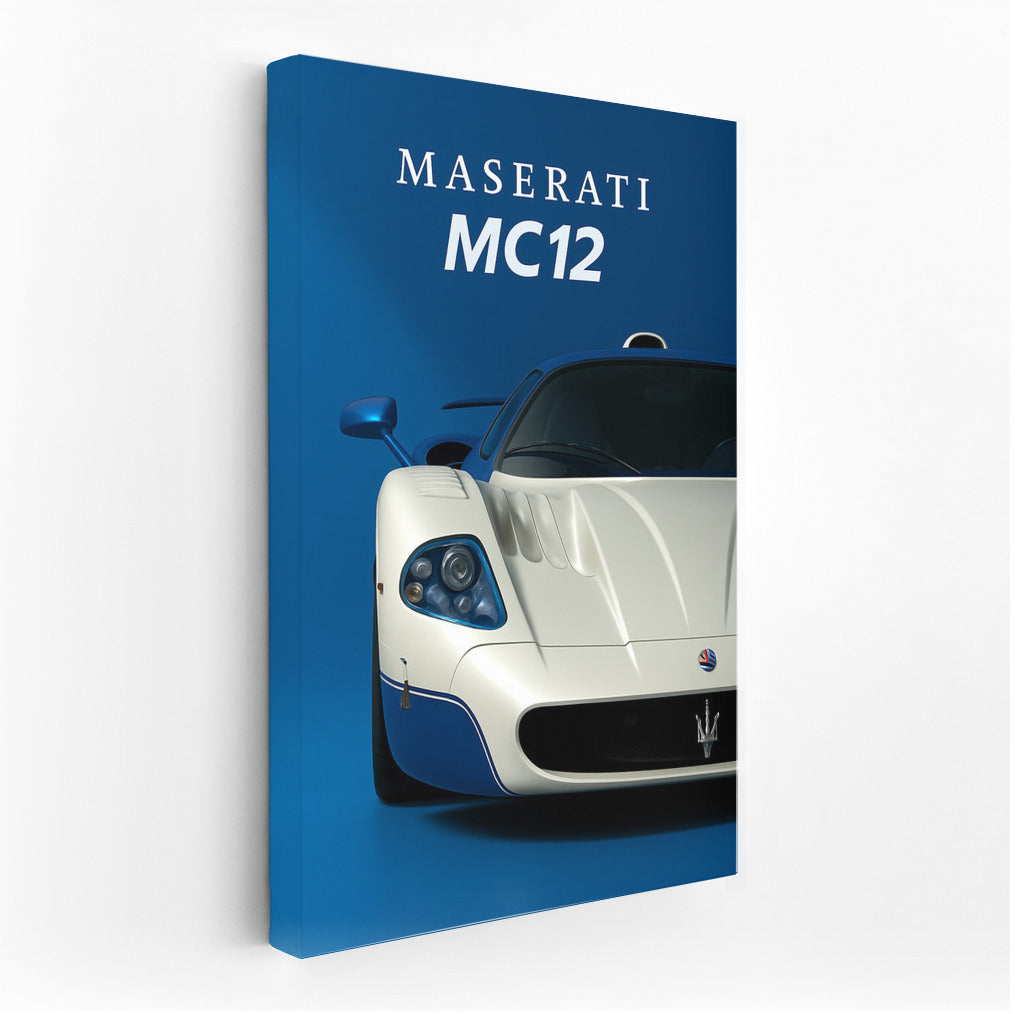 Maserati MC12: Dynamics and Style in Wall Art