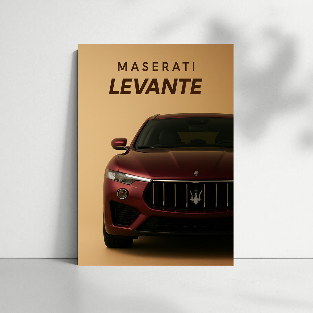 Maserati Levante: Power and Elegance on Canvas