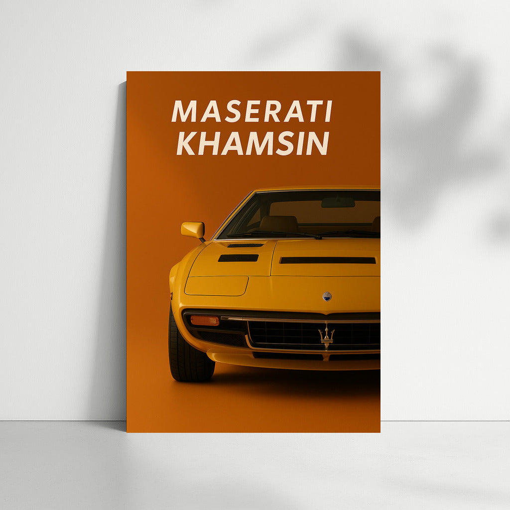 Maserati Khamsin: Elegance and Speed in the Art of Cars