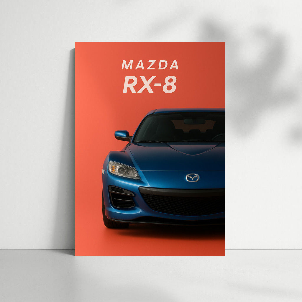 Dynamics and Perfection: Mazda RX-8 on Your Wall