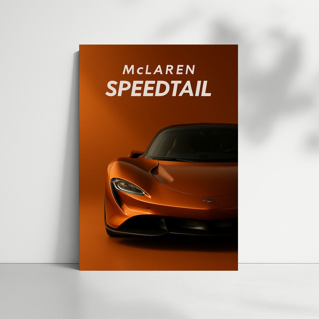 McLaren Speedtail: Elegance and Speed on Canvas