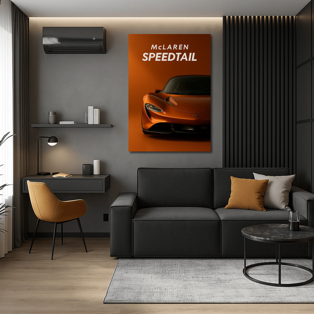 McLaren Speedtail: Elegance and Speed on Canvas