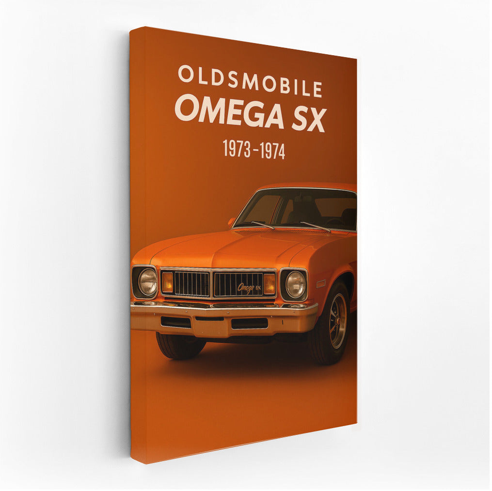 Retro Charm: Oldsmobile Omega SX 1973-1974 in Bright Colors