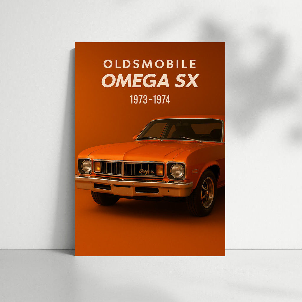 Retro Charm: Oldsmobile Omega SX 1973-1974 in Bright Colors
