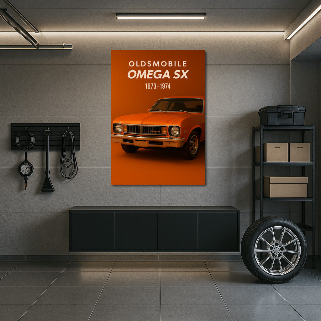 Retro Charm: Oldsmobile Omega SX 1973-1974 in Bright Colors
