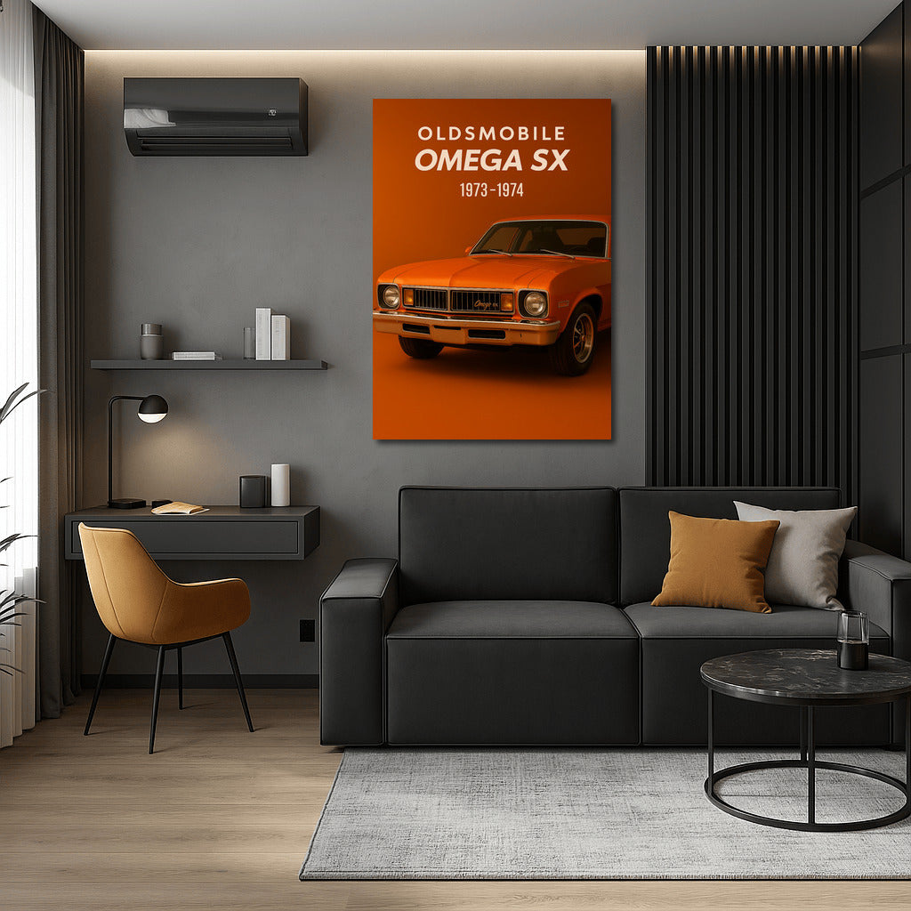 Retro Charm: Oldsmobile Omega SX 1973-1974 in Bright Colors