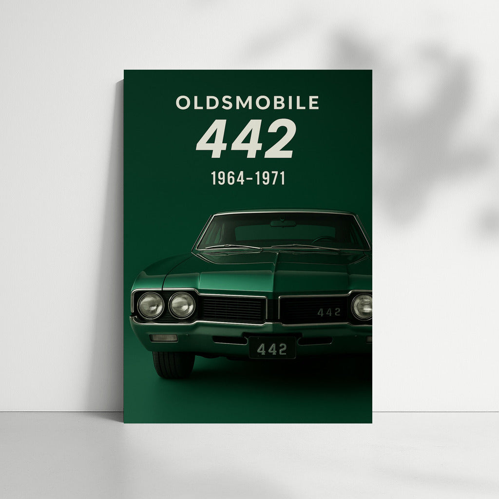 The Legendary Oldsmobile 442: Retro Charm in Graphics