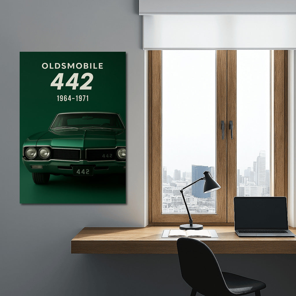 The Legendary Oldsmobile 442: Retro Charm in Graphics